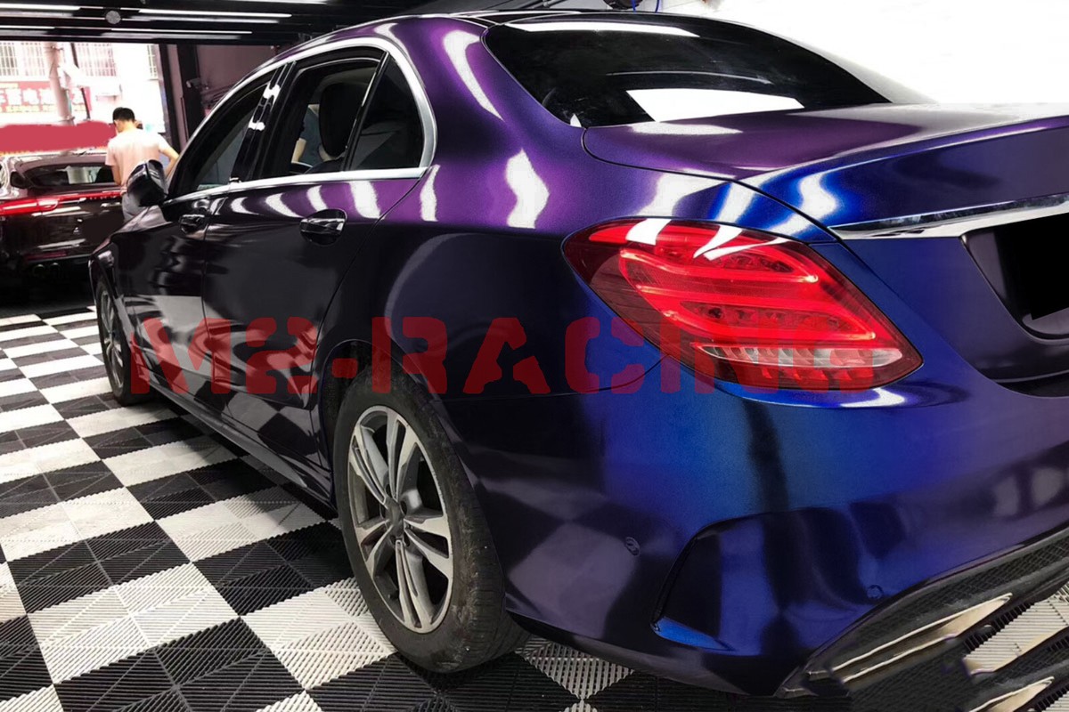 Galaxy Dust Gloss Purple Blue Metallic Car Sticker Decal Vinyl Wrap Sheet Film 253331398891