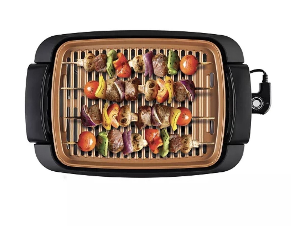 Bella☆ Amazon.com : 12”x16” Smokeless Grill Black : Home & Kitchen