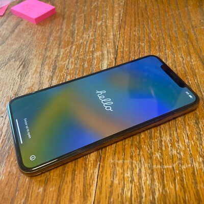 Apple iPhone XS Max 256GB Gold (Unlocked) A1921 (CDMA + GSM) Working Scratches
