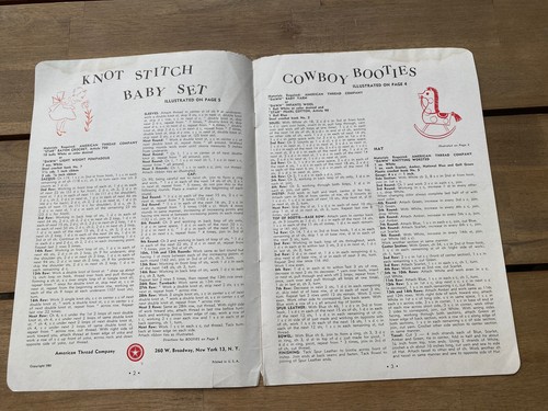 1951 Star Baby BOOKLET No 88 Wardrobe Tricks From 1 To 6 Knitting - Picture 2 of 9