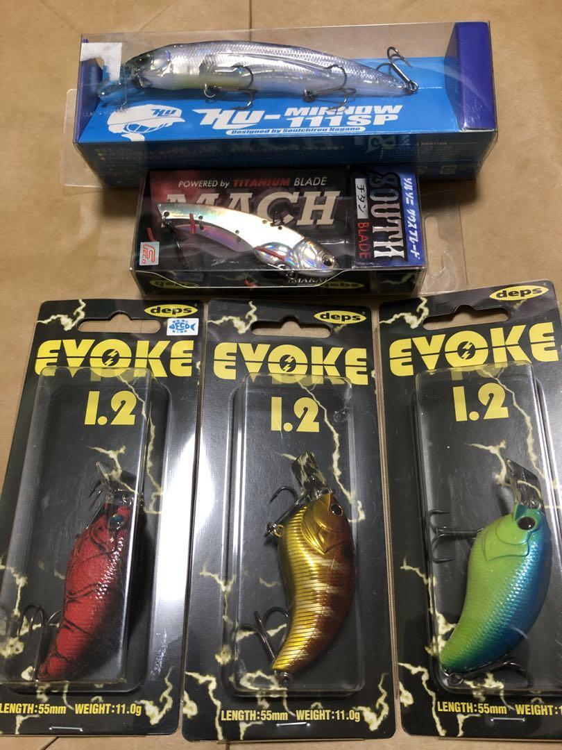 Fishing Lure Deps Hu Imakatsu 5 Piece Set