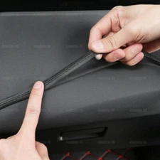 2M PU Leather Car Dashboard Decor Sticker Line Strip Moulding Trim Accessories