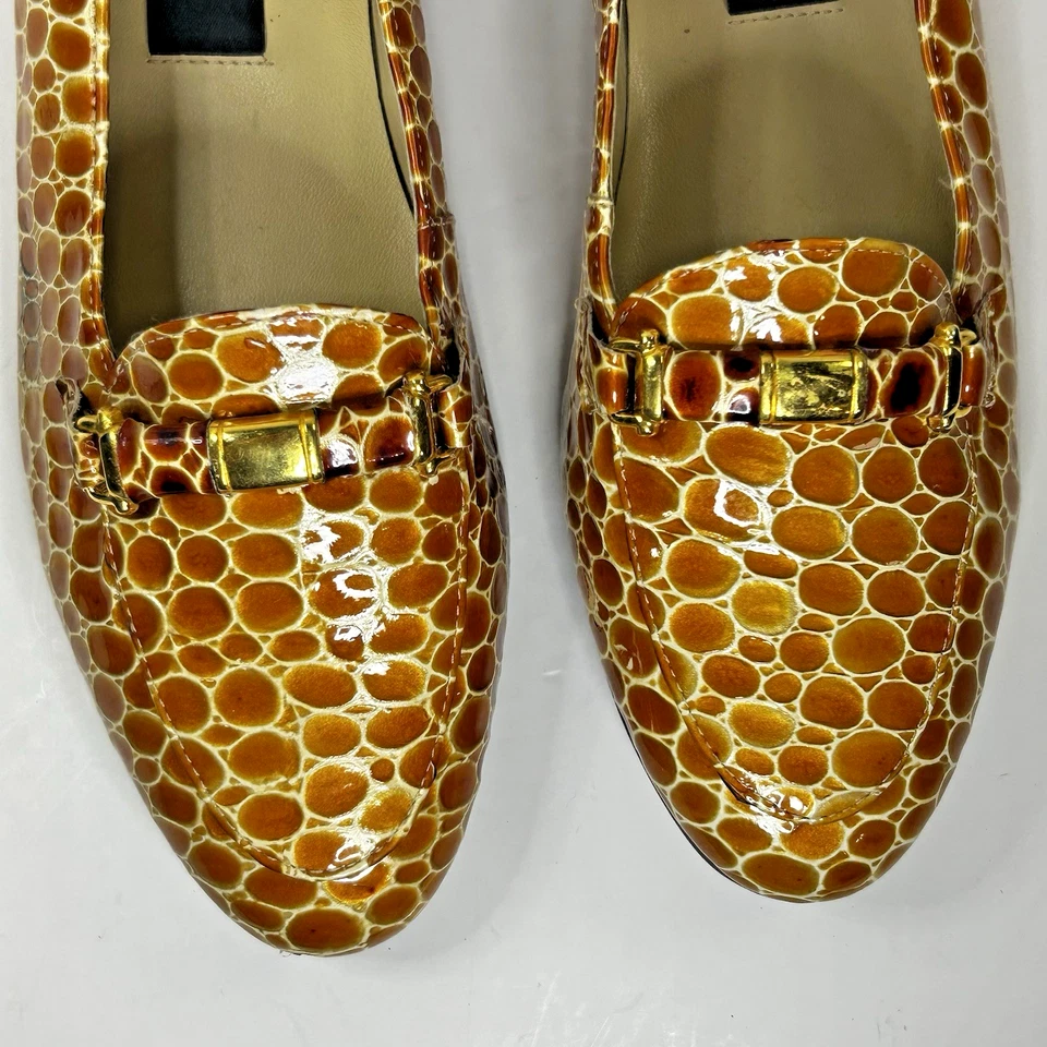 SELBY Womens Devon Loafers Leather Upper Brown Tan Active Flex Flats 7.5 M - Image 3 of 4