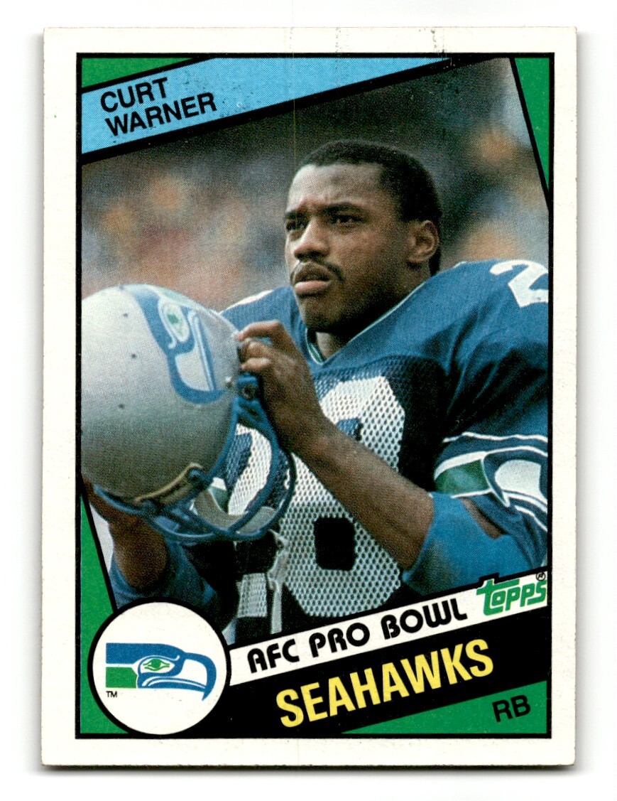 1984 Topps Curt Warner #198 Seattle Seahawks
