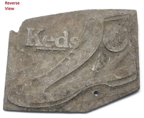 Antique Keds Shoe Advertising Letterpress Printing Dies Lead Back - 第 1/5 張圖片