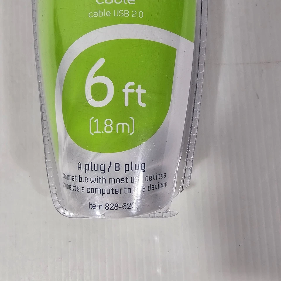 Ativa USB 2.0 Cable 6 ft Connect Computers Printers NEW - Image 2 of 4