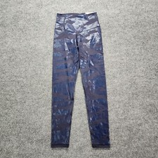 New Aerie Offline Real Me Blue Camo Liquid Leggings Womens 7/8 NWT Medium