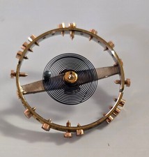 COMPLETE BALANCE 21J HAMILTON 992 BROKEN STAFF FOR 16 SIZE POCKET WATCH MODEL 2