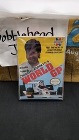CIB MICHAEL ANDRETTI'S WORLD GP NINTENDO NES VIDEO GAME COMPLETE BOX PROTECTOR