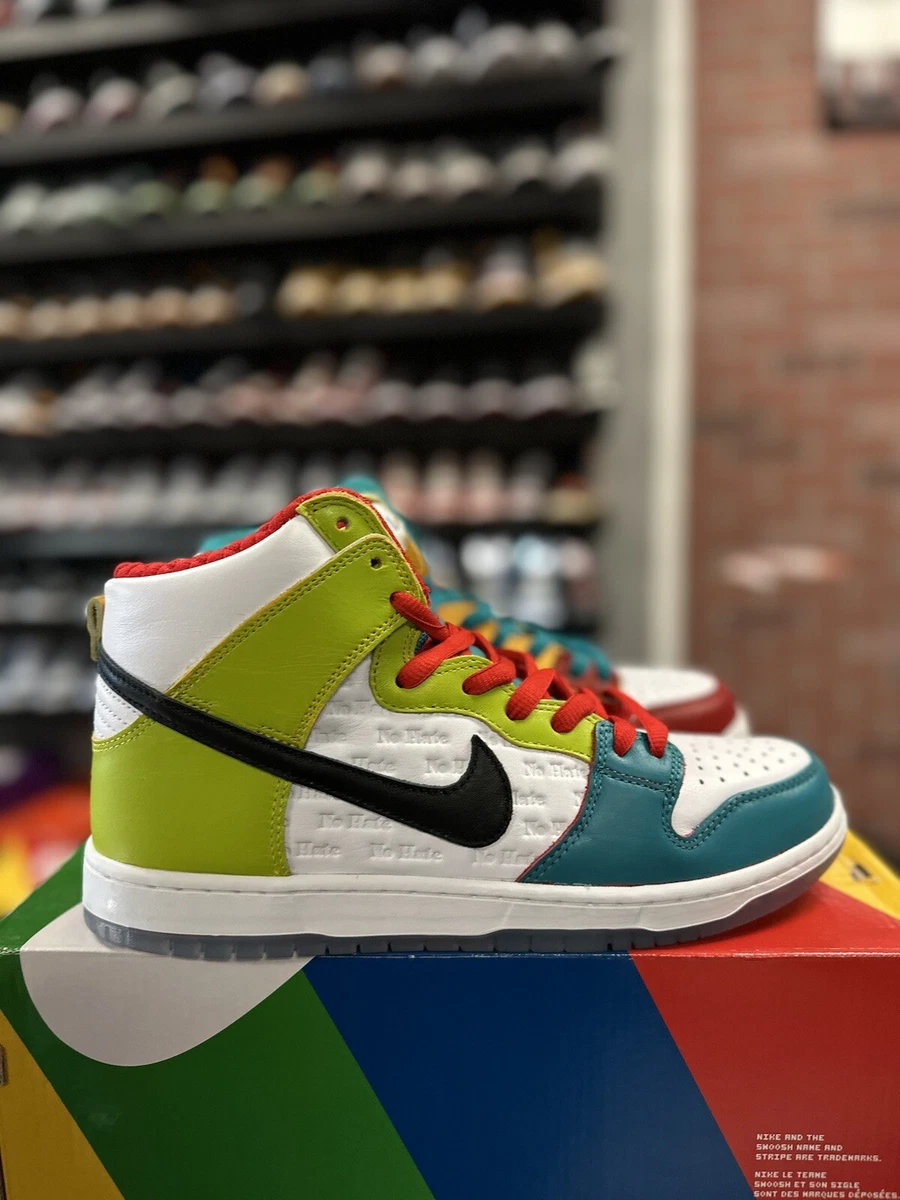 Size Mens 10.5 Nike Dunk High SB x FroSkate All Love No Hate 2022