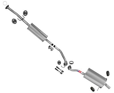 Muffler Exhaust System Tail Pipe Exhaust Fits For 2007 2008 2009 Honda