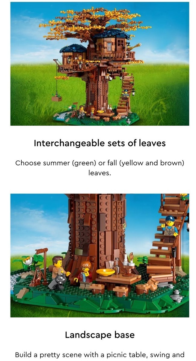 LEGO Ideas 21318 Tree House Building Kit 3036 Piece Brand new Sealed