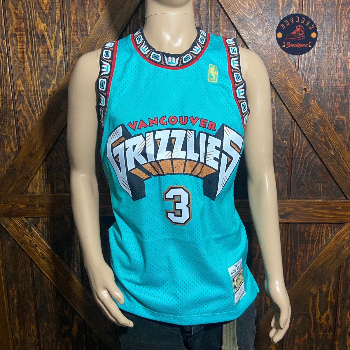 Mitchell Ness Abdur-Rahim Vancouver Grizzlies 1996-97 Swingman Jersey  Size M