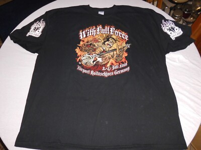 WITH FULL FORCE SHIRT 2010 ARTIST XXXL Gildan Ultra Cotton very good !READ!
