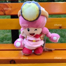 Super Mario Bros Toadette Toad Plush Toy Soft Plushie Stufed Doll Birthday Gift
