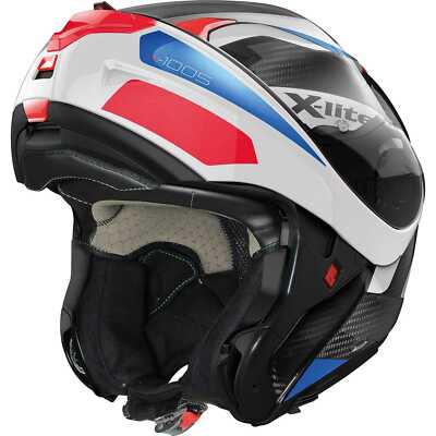 Modular Carbon Helmet X-LITE X-1005 N-COM Ultra Carbon Fiery