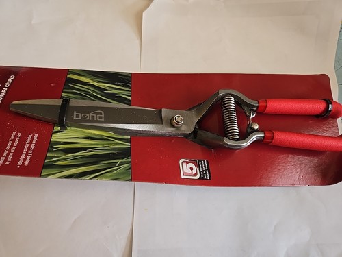 Hand Grass Clipper Scissors - Classic Cut Drop Forged Grass Shears for Hand Edg