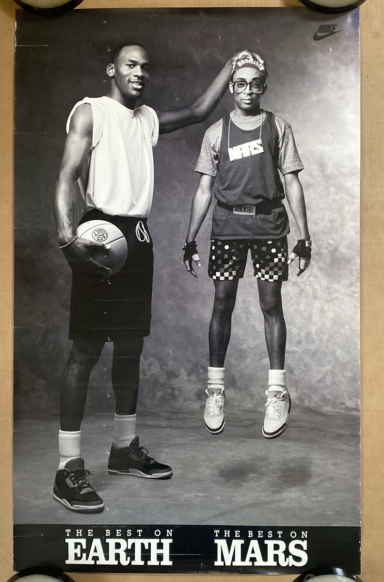 激レアポスター　Michael Jordan Spike Lee dj koco Vintage Original 1980s Michael Air Jordan 3 Spike Lee Poster
