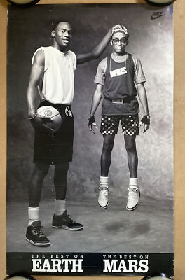 Vintage Original 1980s Michael Air Jordan 3 Spike Lee Poster