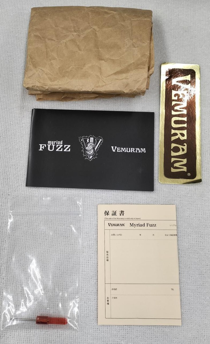 VEMURAM myriad FUZZ Fuzz Guitar Effect Pedal | eBay VEMURAM myriad FUZZ Fuzz Guitar Effect Pedal | eBay