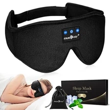 MUSICOZY Sleep Headphones Bluetooth Headband Sleeping Headphones Sleep Mask New