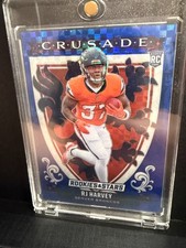 2025 Panini Rookies & Stars - Crusade RJ Harvey #26 Blue Plaid (RC)