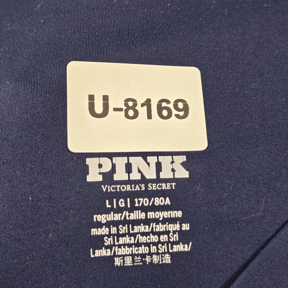 ROSA Victoria's Secret Mujer Ropa Activa Pantalones L Azul Yoga Legging Acampanado Foto 2 de 4