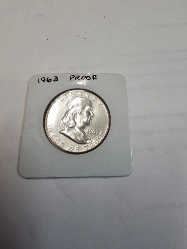 1963 Proof Franklin Half Dollar 90% Silver