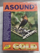 Asound Gold ISA Sound Card AS007 ASOUND 3D-PnP CDROM w/ drivers New in box