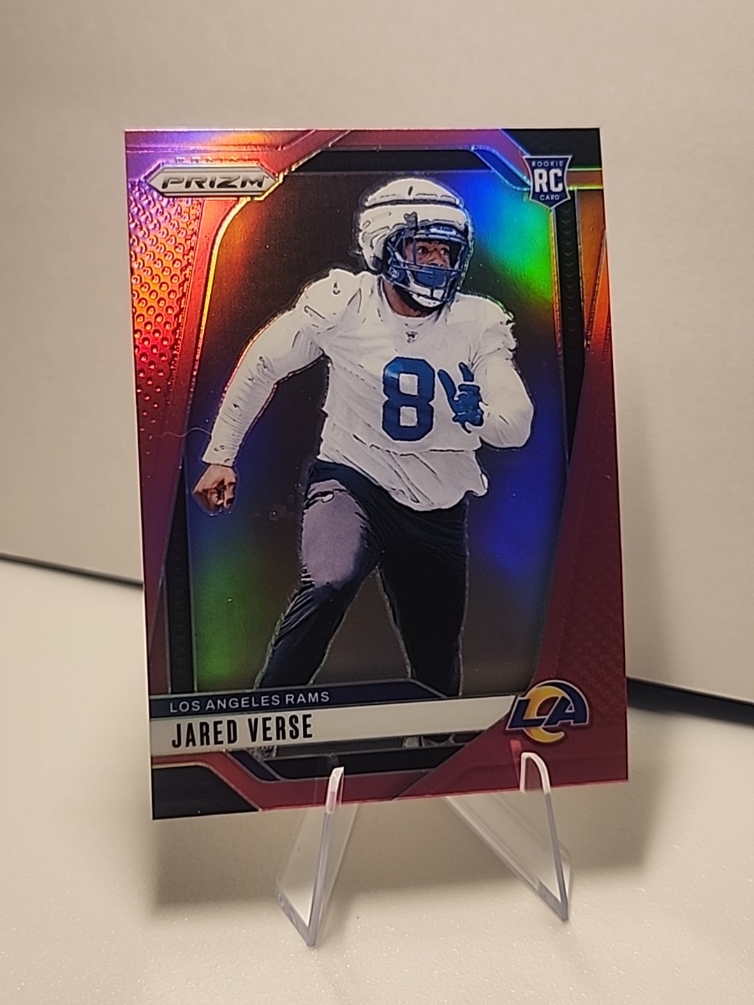 2024 Panini Prizm - Rookies Jared Verse #341 Pink Prizm (RC) LA Chargers