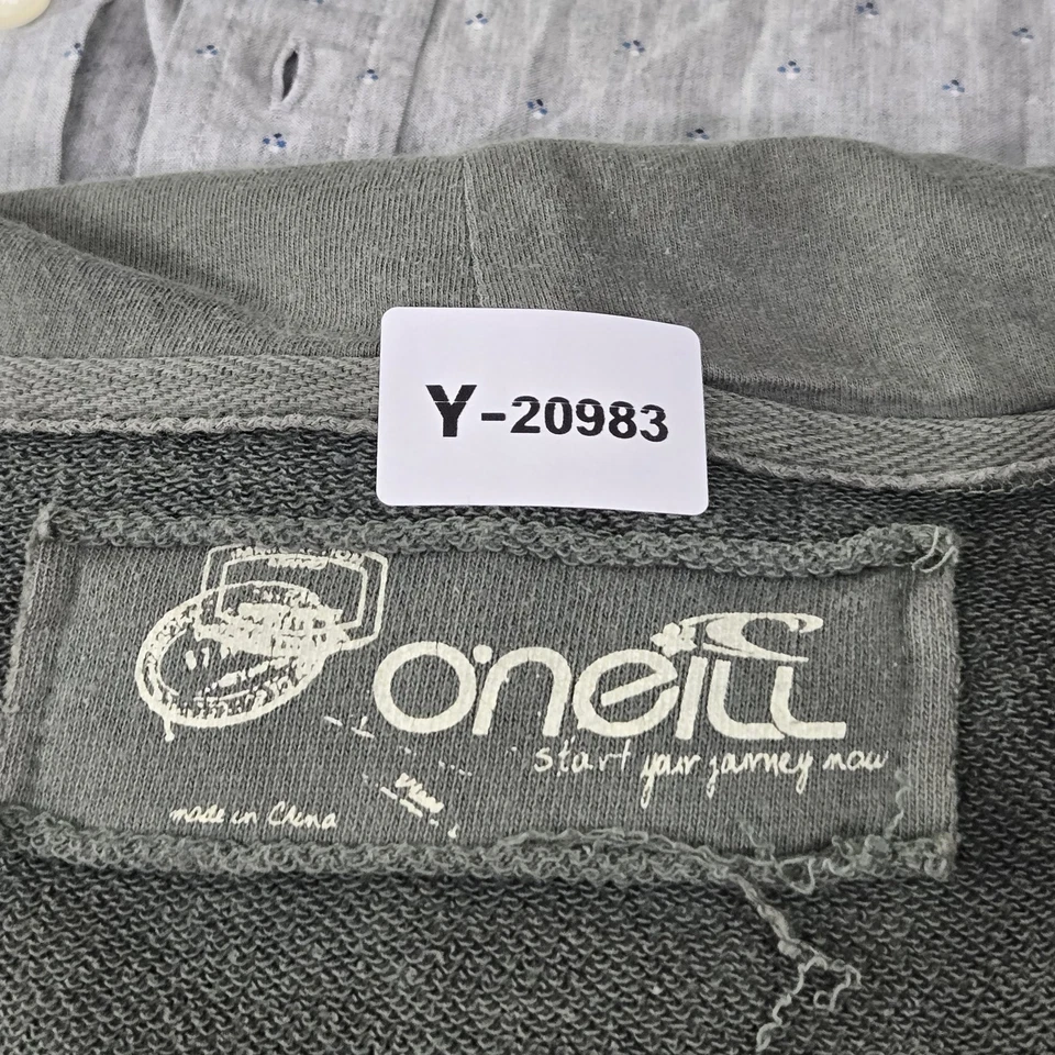 VINTAGE O'Neill Women Hoodie XL Green Script 1952 Streetwear Grunge Y2K READ - Image 3 of 4