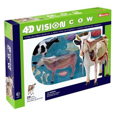 New - 4D Master 4D Vision Cow Anatomy Model - Ages 8+ | 1 player