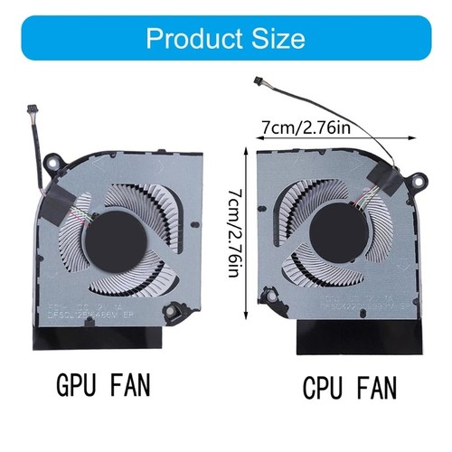 CPU Kühler Lüfter GPU Kühler Ersatz für 16 PHN16-71 PHN18-71 - Bild 8 von 11