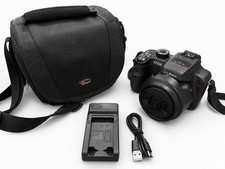 Panasonic Lumix FZ100 Digital Camera. Bag/Cables/Charger
