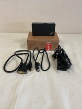 Genuine Lenovo ThinkPad USB 3.0 Pro Dock DK1522 40A7 w/ Power adapter USB cable