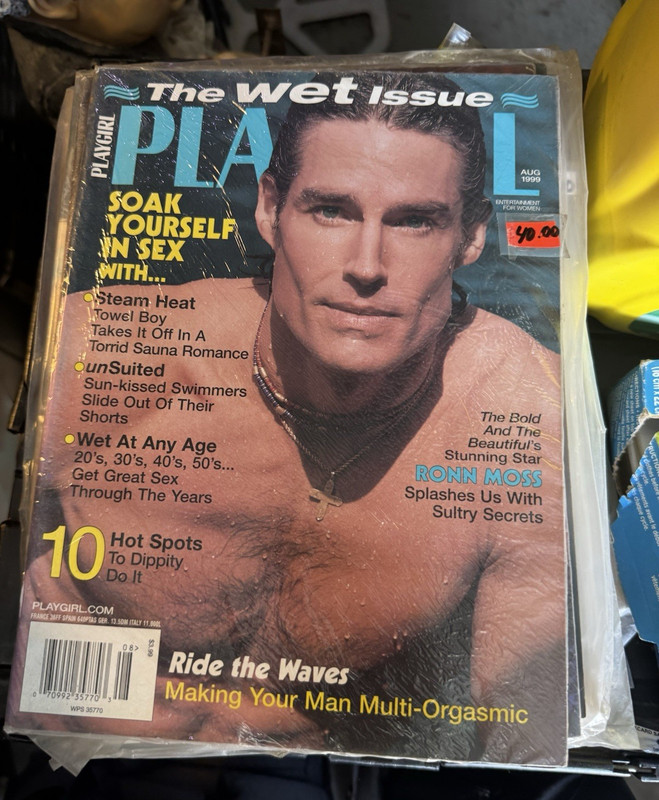 Playgirl Magazine Issue #08 August 1999 English Illustrated Ronn Moss