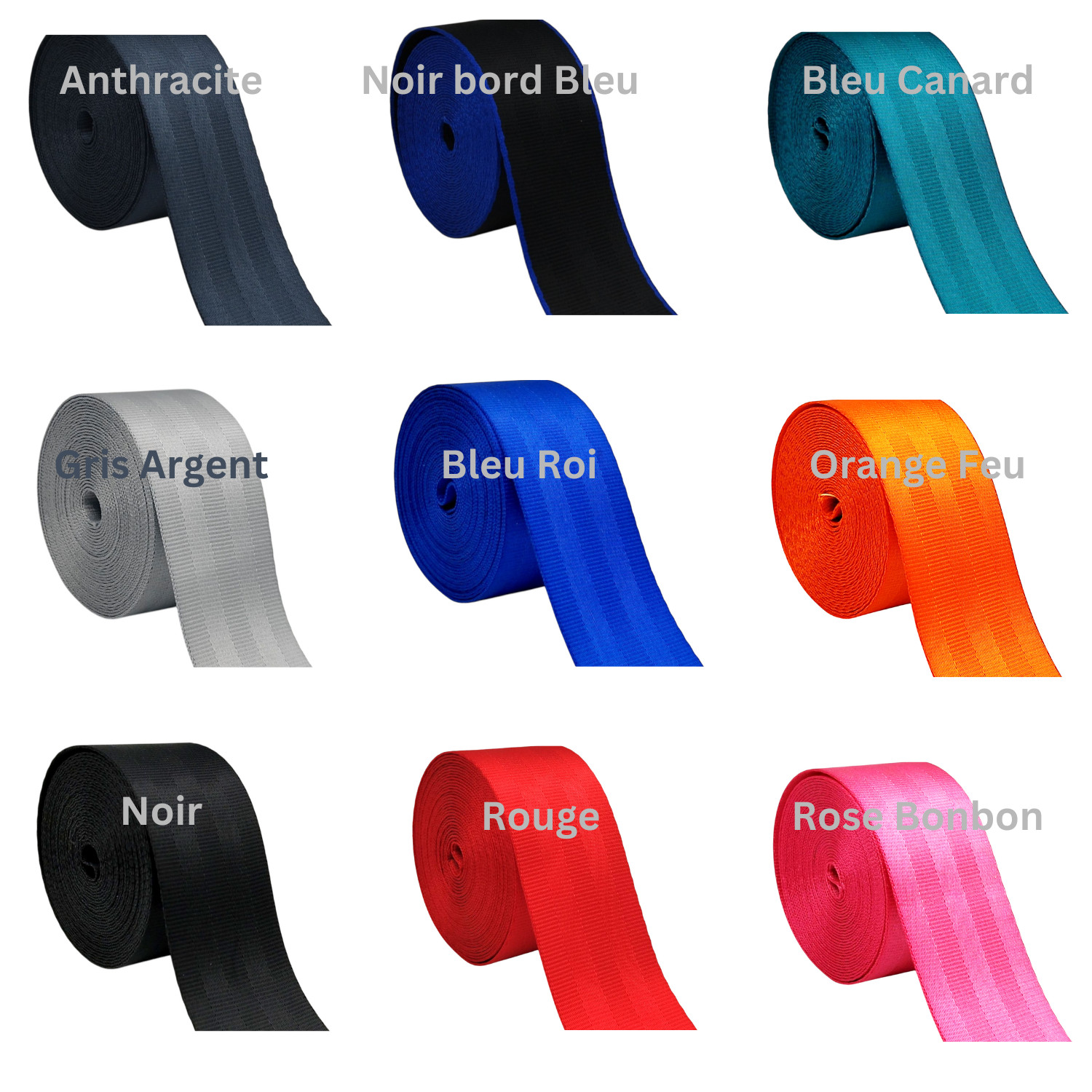 Sangle en polyester bordeaux 48mm AnseTendance pour kayak - 2