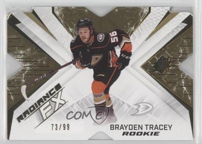 2022-23 SPx Radiance F/X Rookies Gold 73/99 Brayden Tracey #RFX-70 0b3