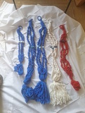 ST Lot Of 9 Vintage 1960s 1970s Macrame Handmade Plant Hangers