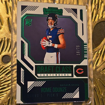 Panini 2024 Contenders Draft Class Contenders Rome Odunze #13 RC Bears /75