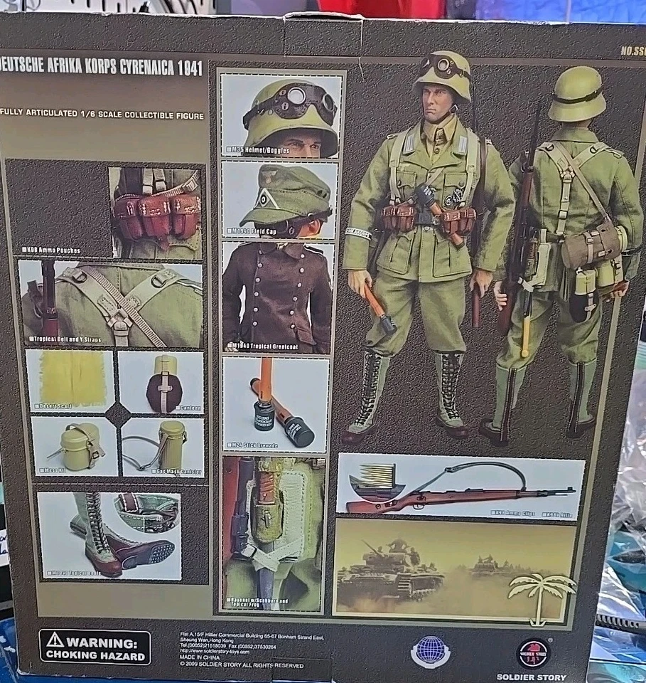Figura de acción Perfect Soldier Story SS032 1/6 DAK Cyrenaica 1941 nueva en caja Foto 3 de 4