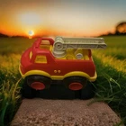 Tonka 90s Red Fire Truck Plastic No Fireman or Accessories Junior Sand Moveable