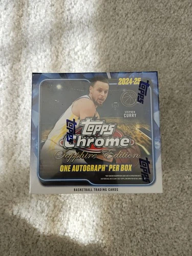 Topps Chrome Sapphire Basketball Hobby Box 2024-25