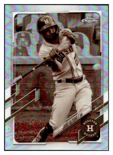 2021 Topps Chrome #169 Jose Altuve Sepia Refractor