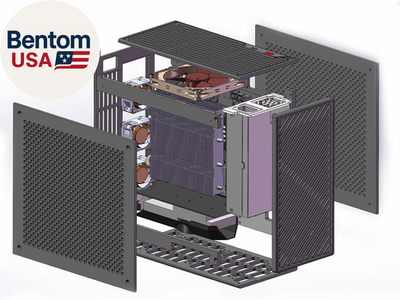 DIY Mini CNC Aluminum PC Case – Compact ITX Workstation Chassis