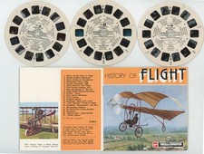 History of Flight 1903 -1935 GAF View-Master Packet B-685-E Mint Cond.