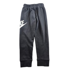 Nike Boys Black Fleece Joggers Futura Logo Sweatpants Size 6 5-6 YRS