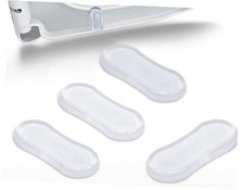 5Pcs Transparent Silicone Toilet Seat Bumper Set, Strong Adhesive Toilet Seats