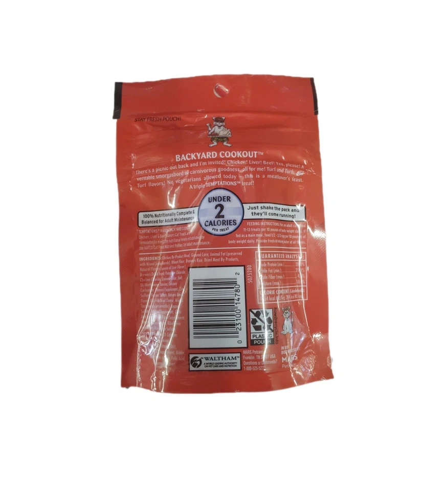 Temptations Mixups Backyard Cookout Sabor 1 oz Paquete de 4 Foto 2 de 2