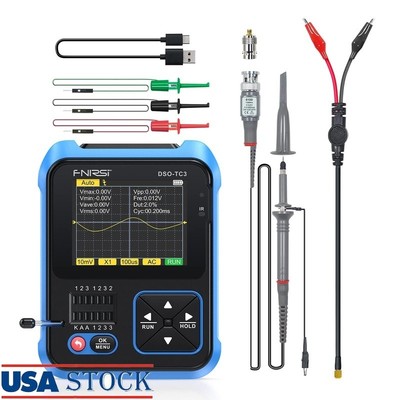 Handheld Oscilloscope Transistor Tester Signal Generator 500kHz 10MS/s Tool New